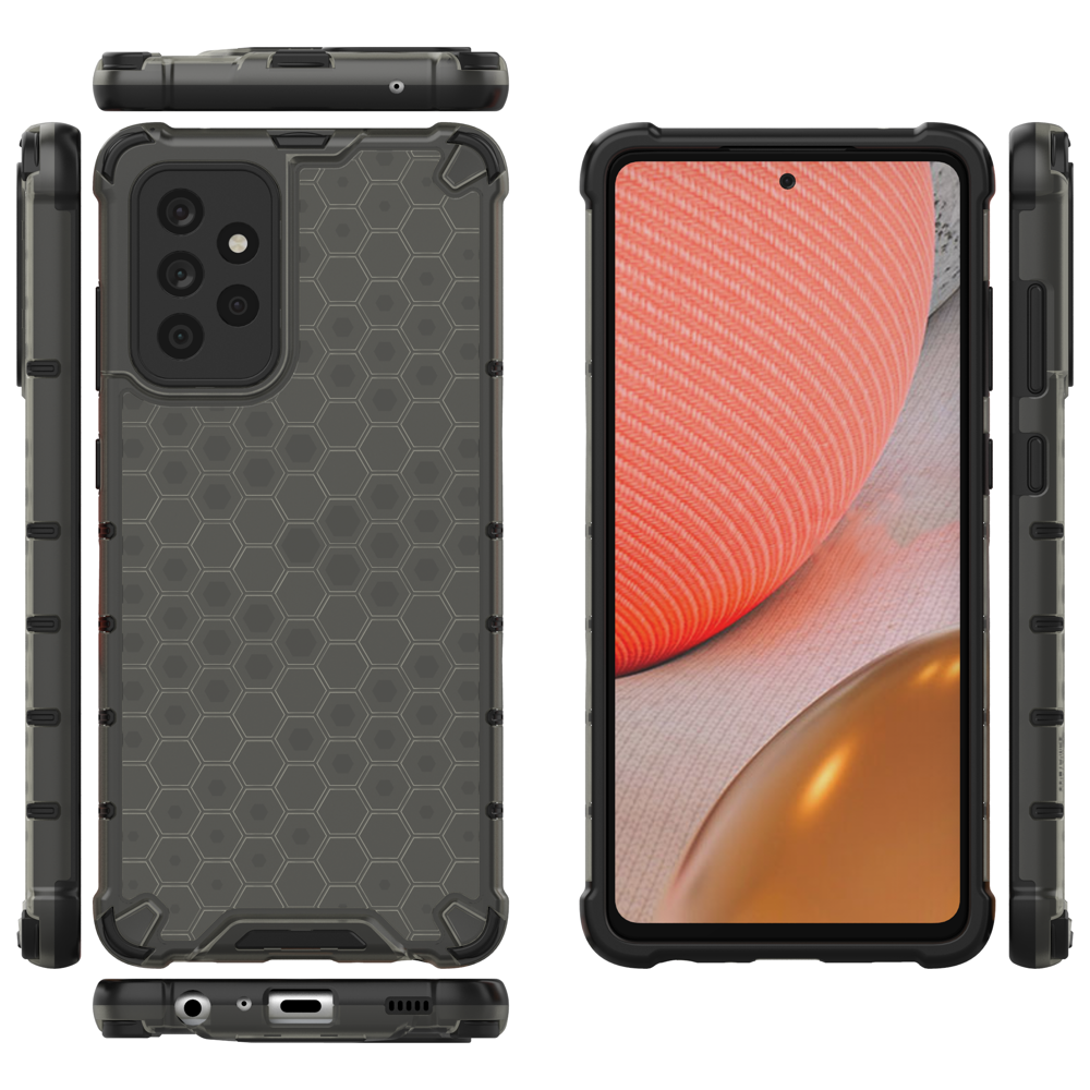 Pokrowiec pancerny Honeycomb czarny Samsung Galaxy A53 5G / 12