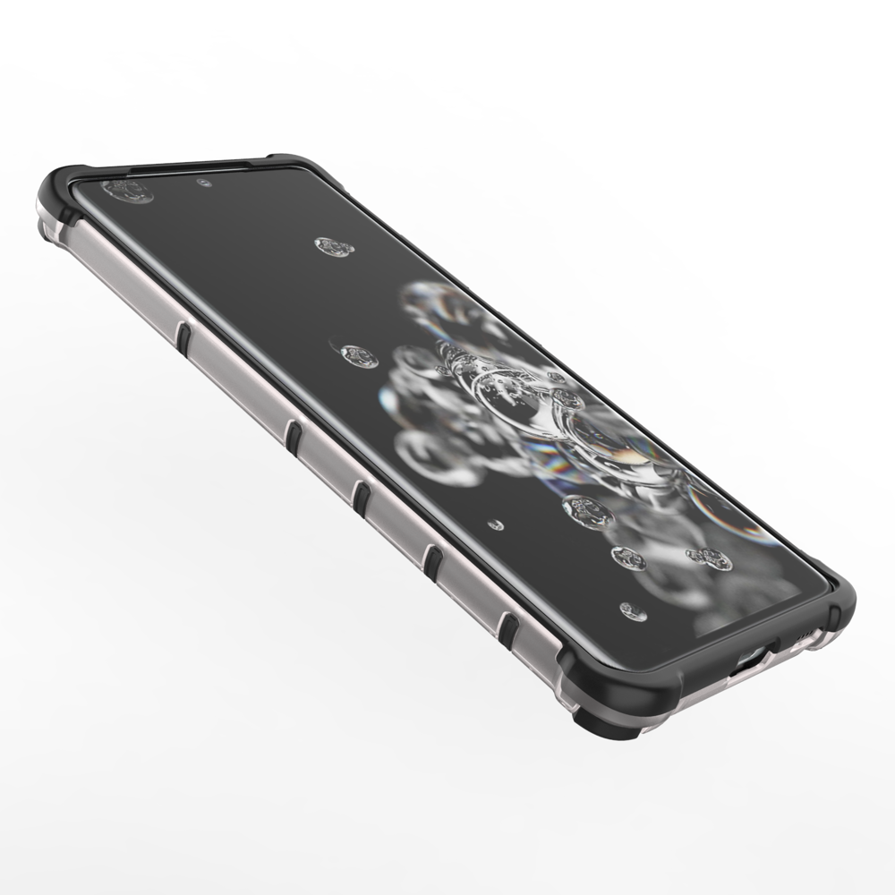 Pokrowiec pancerny Honeycomb czarny Samsung Galaxy S22 Ultra / 10