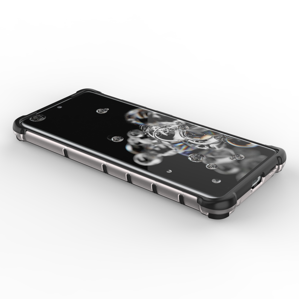 Pokrowiec pancerny Honeycomb czarny Samsung Galaxy S22 Ultra / 11