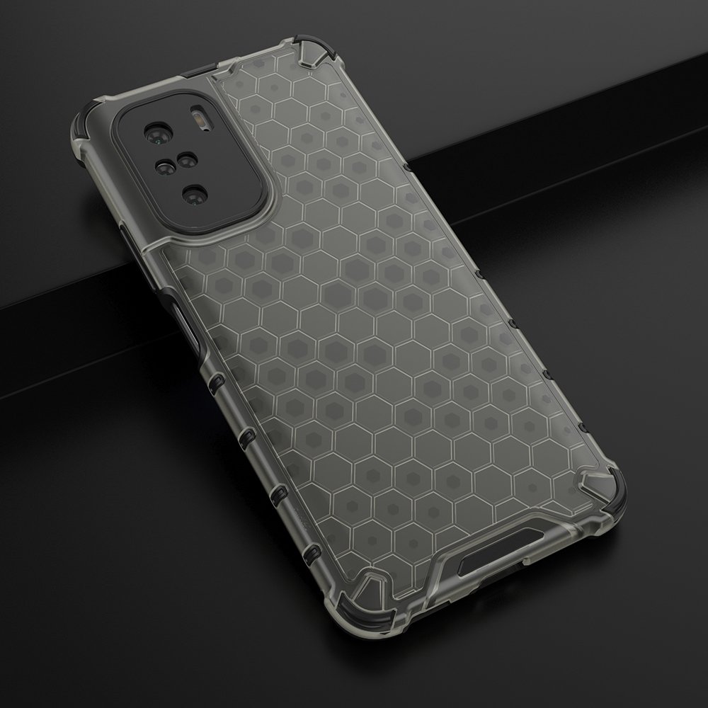 Pokrowiec pancerny Honeycomb czarny Xiaomi Redmi K40 Pro / 4
