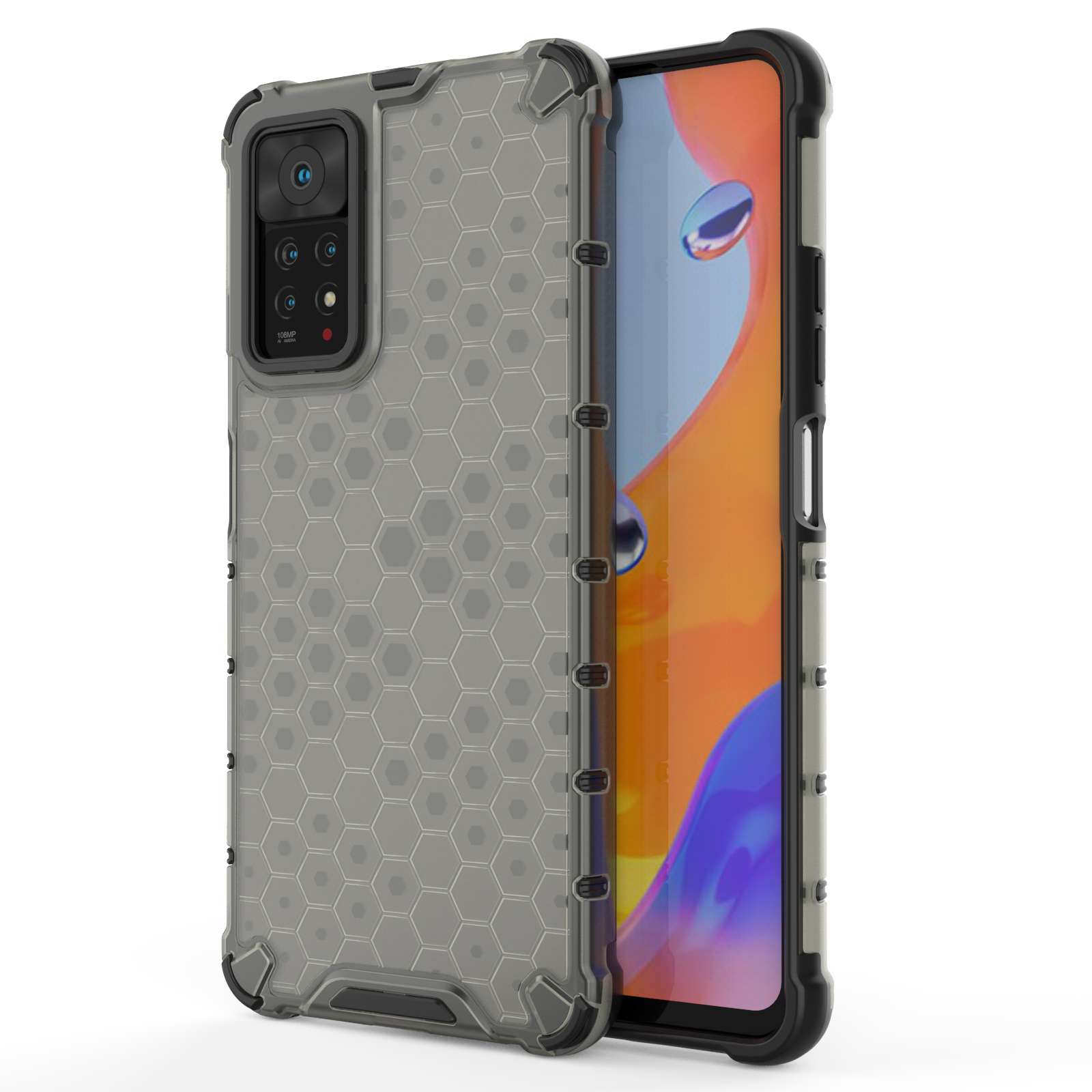 Pokrowiec pancerny Honeycomb czarny Xiaomi Redmi Note 11 Pro Plus 5G Pokrowiec pancerny Honeycomb czarny Xiaomi Redmi Note 11 Pro Plus 5G