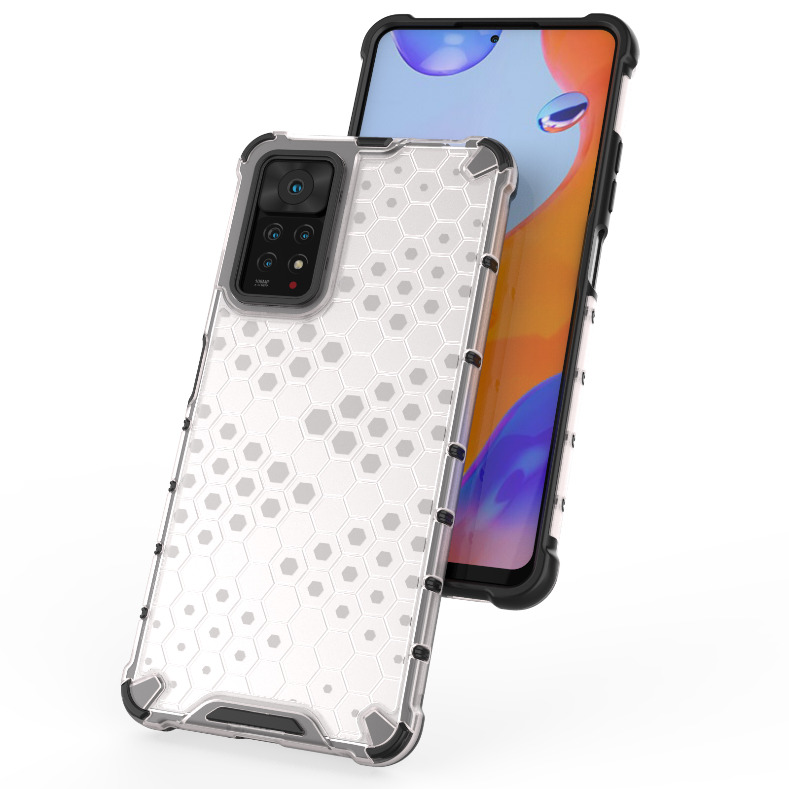 Pokrowiec pancerny Honeycomb czarny Xiaomi Redmi Note 11 Pro Plus 5G / 7 Pokrowiec pancerny Honeycomb czarny Xiaomi Redmi Note 11 Pro Plus 5G / 7