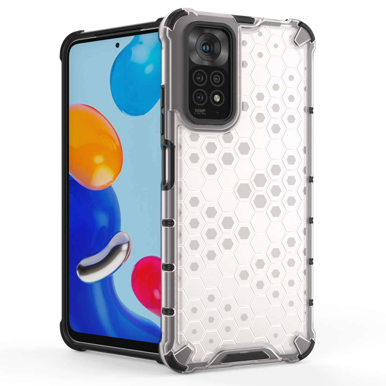 Pokrowiec pancerny Honeycomb czarny Xiaomi Redmi Note 11S / 2