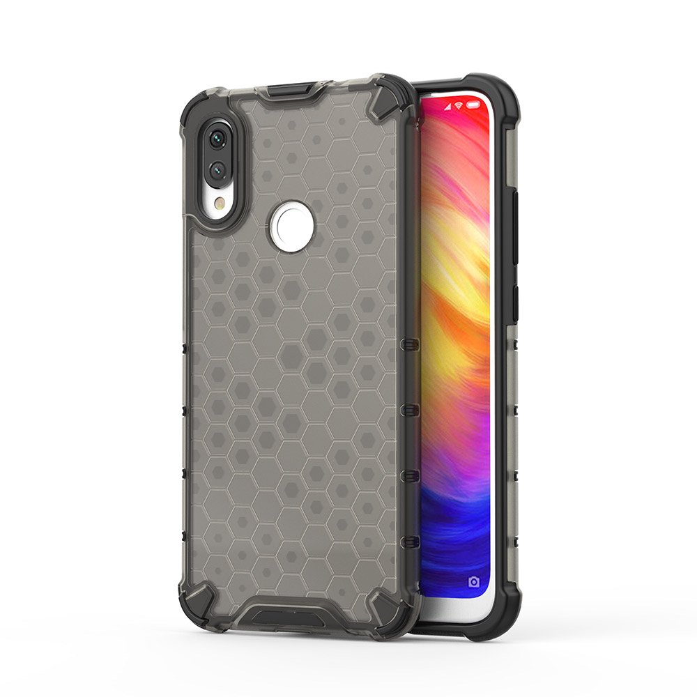 Pokrowiec pancerny Honeycomb czarny Xiaomi Redmi Note 7