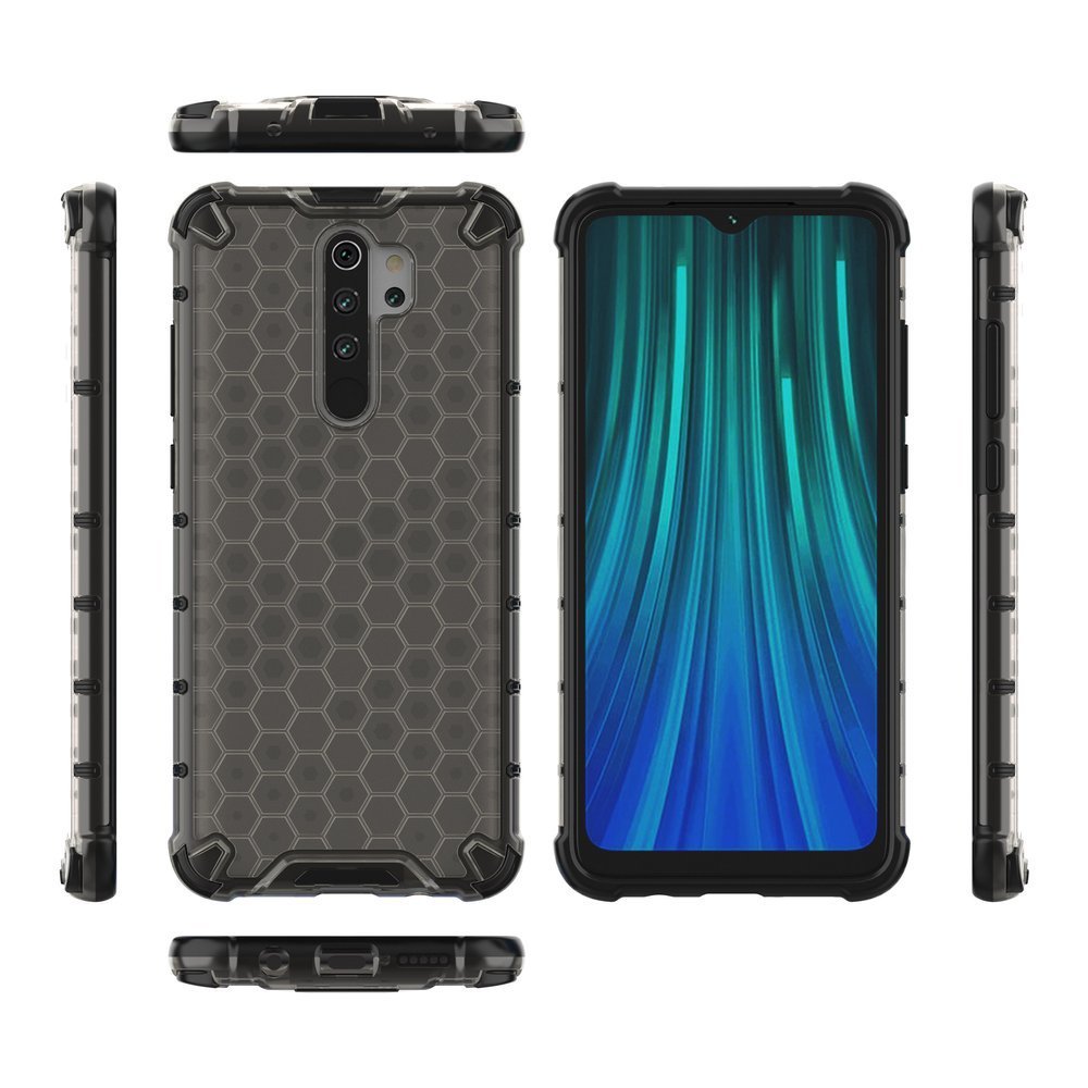 Pokrowiec pancerny Honeycomb czarny Xiaomi Redmi Note 8 Pro / 12 Pokrowiec pancerny Honeycomb czarny Xiaomi Redmi Note 8 Pro / 12