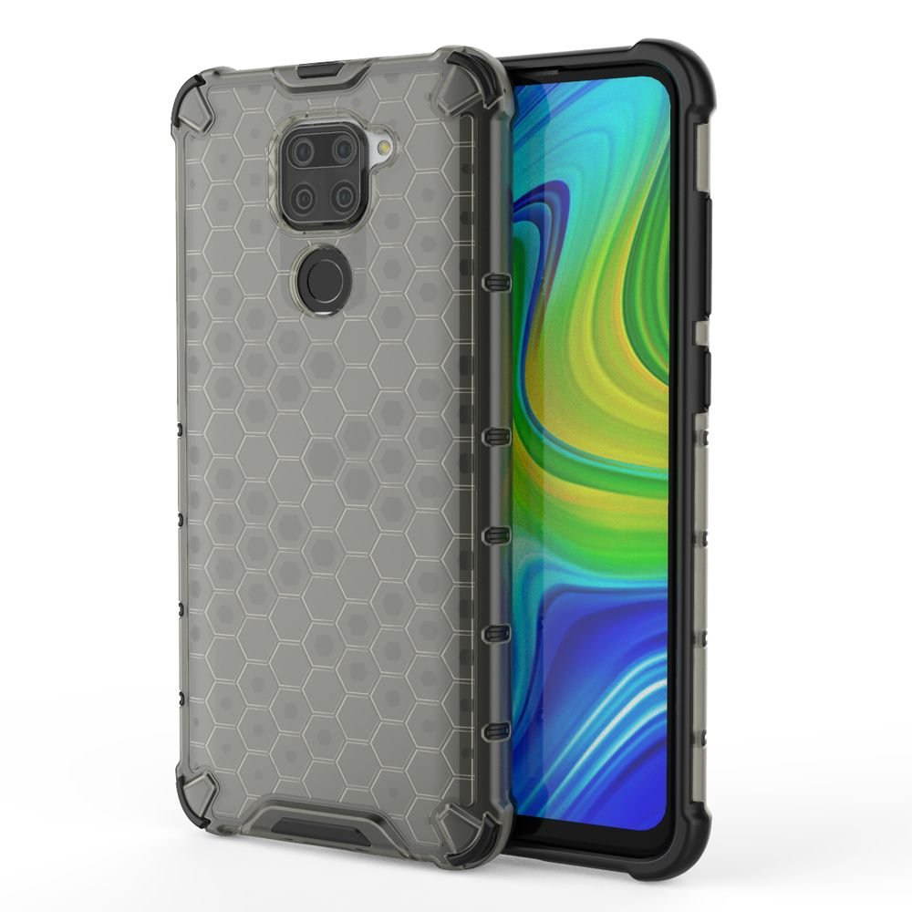 Pokrowiec pancerny Honeycomb czarny Xiaomi Redmi Note 9