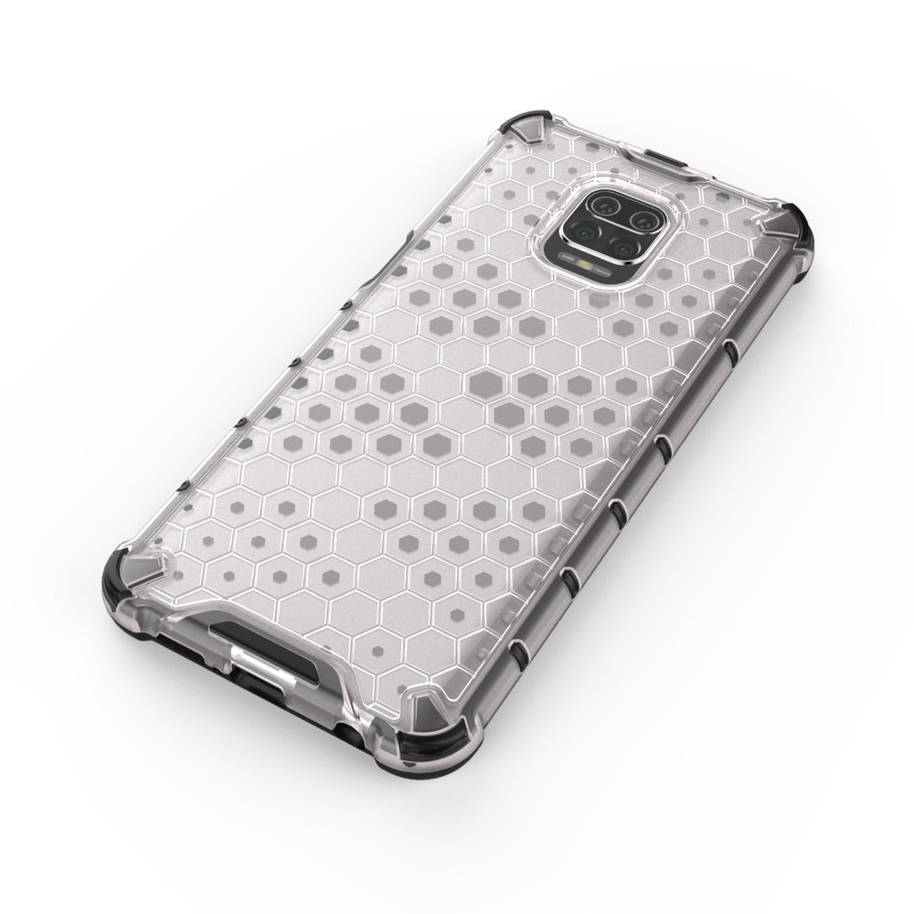 Pokrowiec pancerny Honeycomb czarny Xiaomi Redmi Note 9 Pro / 4