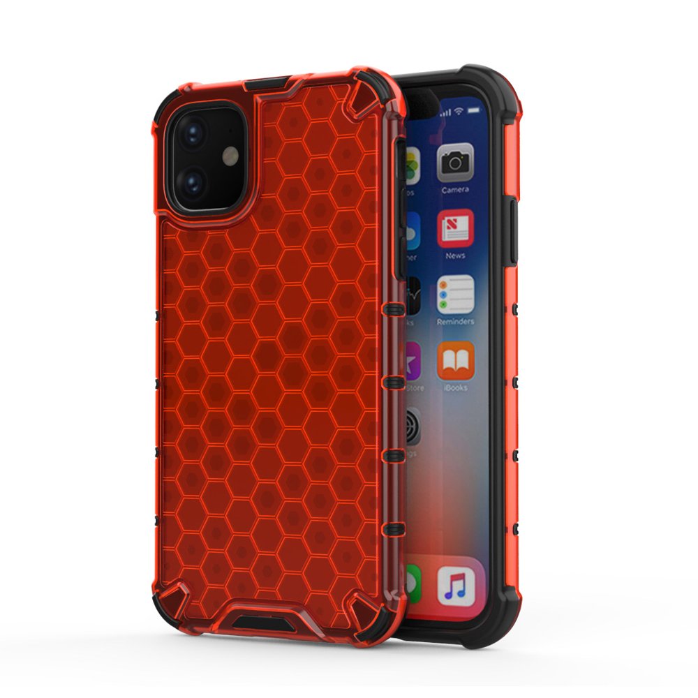Pokrowiec pancerny Honeycomb czerwony Apple iPhone 11