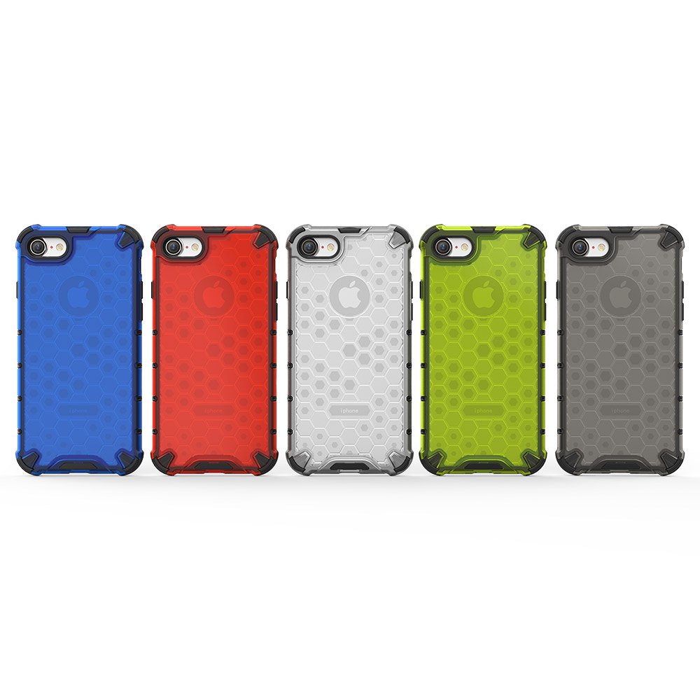 Pokrowiec pancerny Honeycomb czerwony Apple iPhone 7 / 12 Pokrowiec pancerny Honeycomb czerwony Apple iPhone 7 / 12