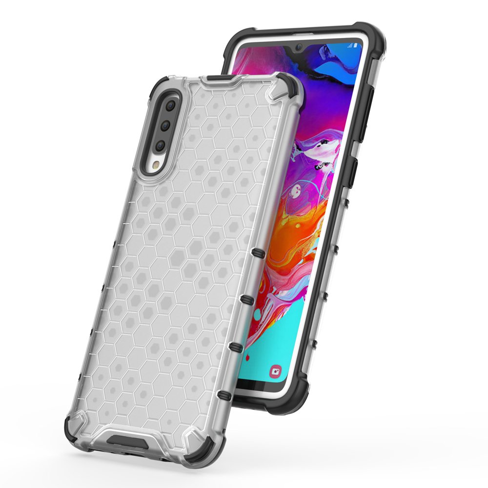 Pokrowiec pancerny Honeycomb czerwony Samsung Galaxy A70 / 3 Pokrowiec pancerny Honeycomb czerwony Samsung Galaxy A70 / 3