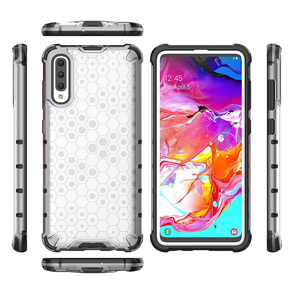 Pokrowiec pancerny Honeycomb czerwony Samsung Galaxy A70 / 9 Pokrowiec pancerny Honeycomb czerwony Samsung Galaxy A70 / 9