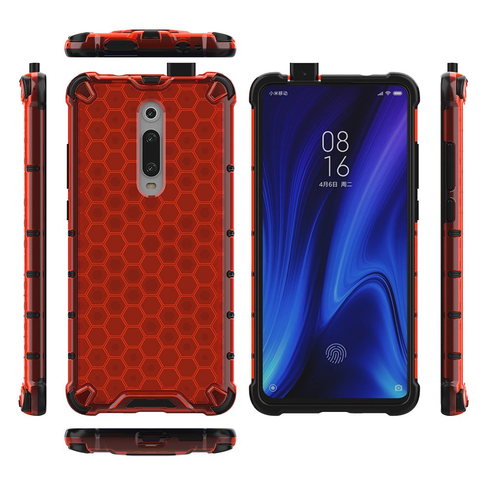 Pokrowiec pancerny Honeycomb czerwony Xiaomi Mi 9T / 8