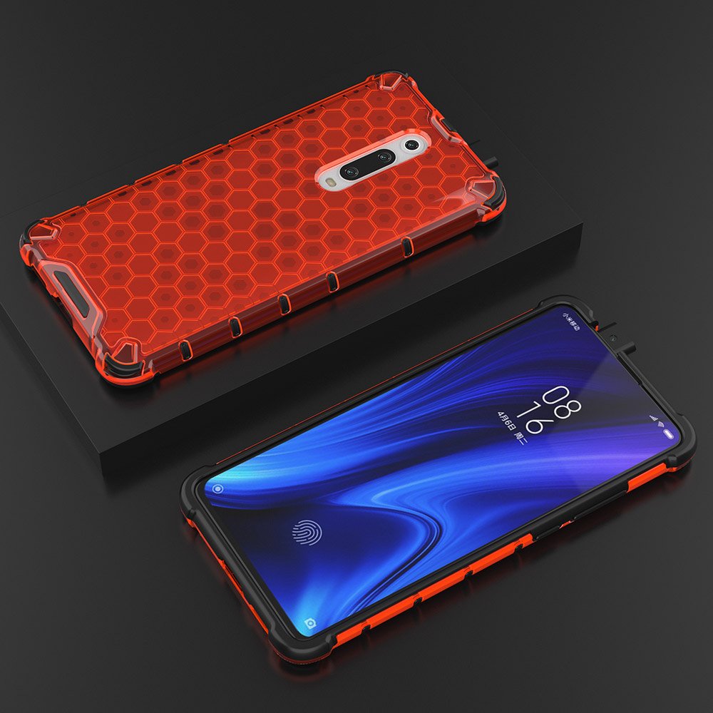 Pokrowiec pancerny Honeycomb czerwony Xiaomi Mi 9T / 9