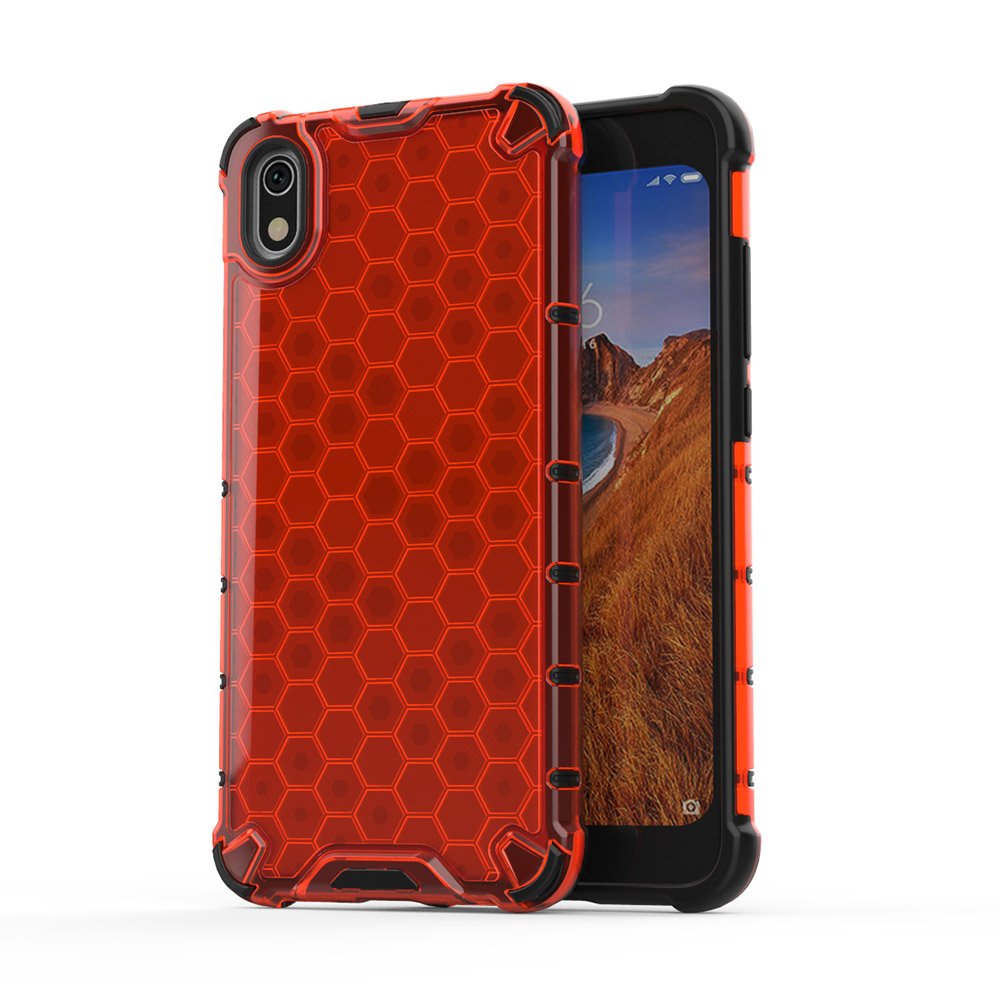 Pokrowiec pancerny Honeycomb czerwony Xiaomi Redmi 7A