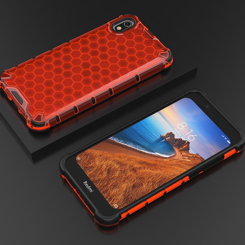 Pokrowiec pancerny Honeycomb czerwony Xiaomi Redmi 7A / 11