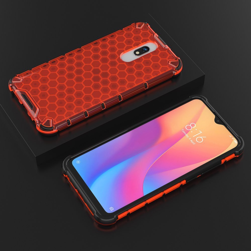 Pokrowiec pancerny Honeycomb czerwony Xiaomi Redmi 8 / 11