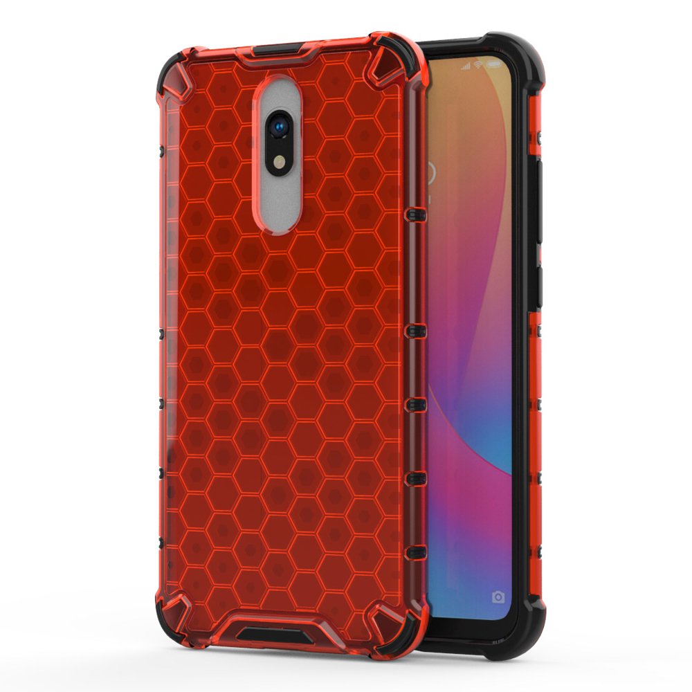 Pokrowiec pancerny Honeycomb czerwony Xiaomi Redmi 8A