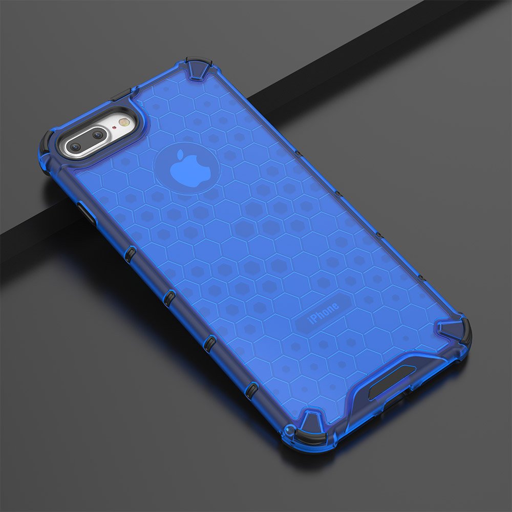 Pokrowiec pancerny Honeycomb niebieski Apple iPhone 8 Plus / 10