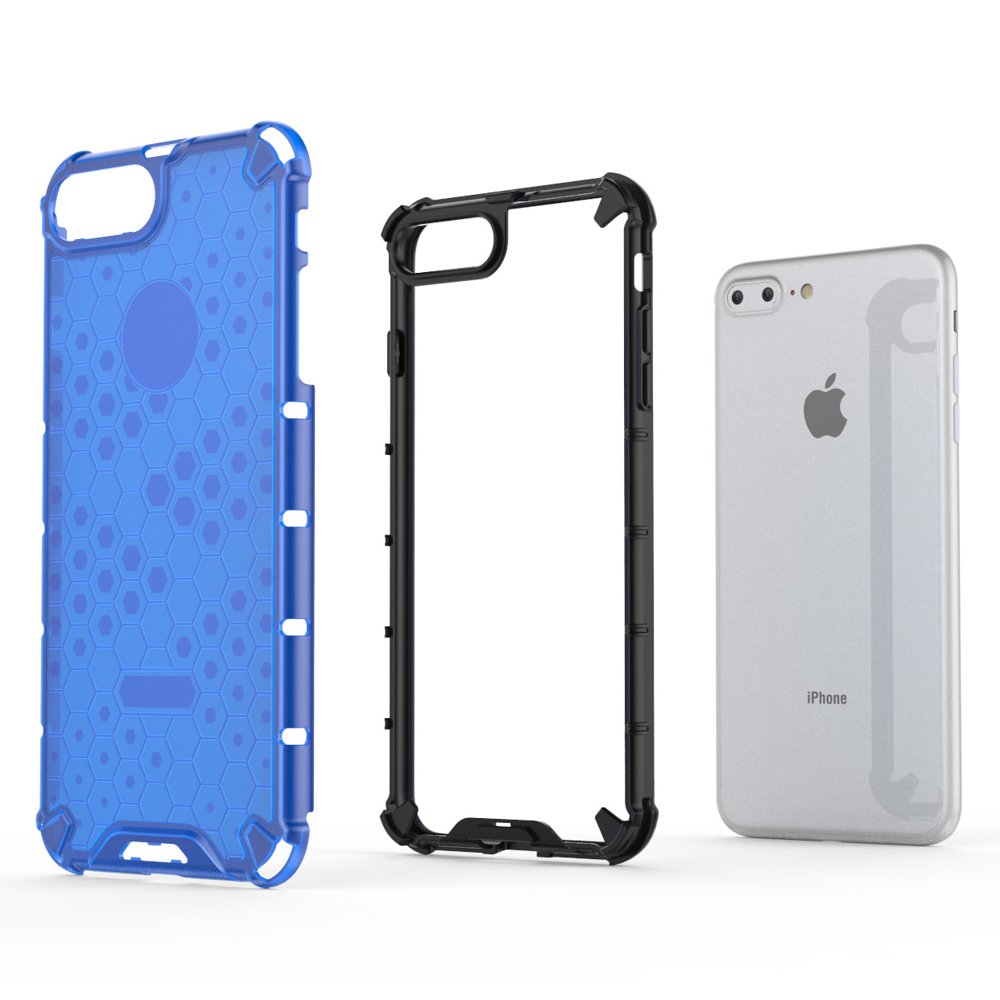 Pokrowiec pancerny Honeycomb niebieski Apple iPhone 8 Plus / 6