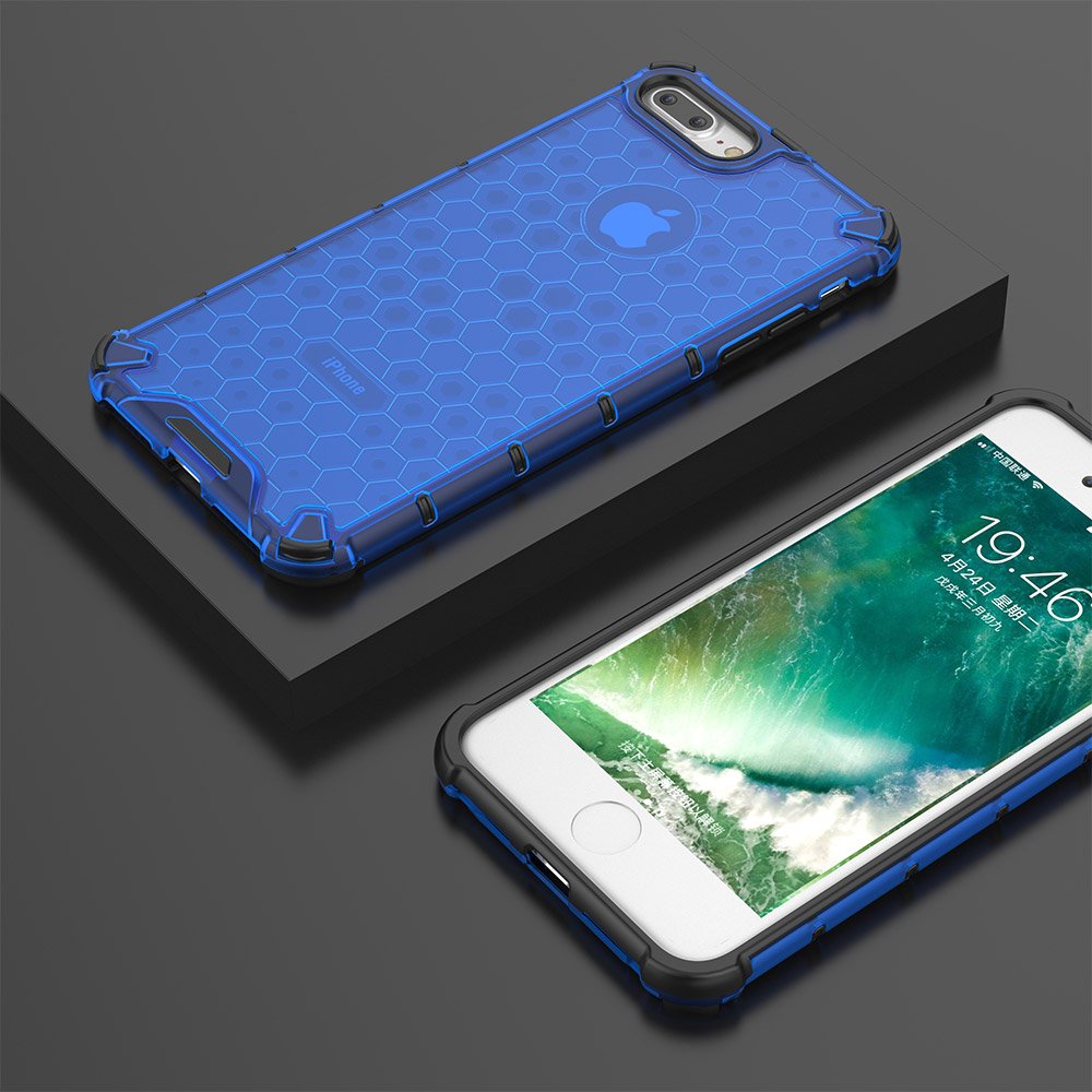 Pokrowiec pancerny Honeycomb niebieski Apple iPhone 8 Plus / 9