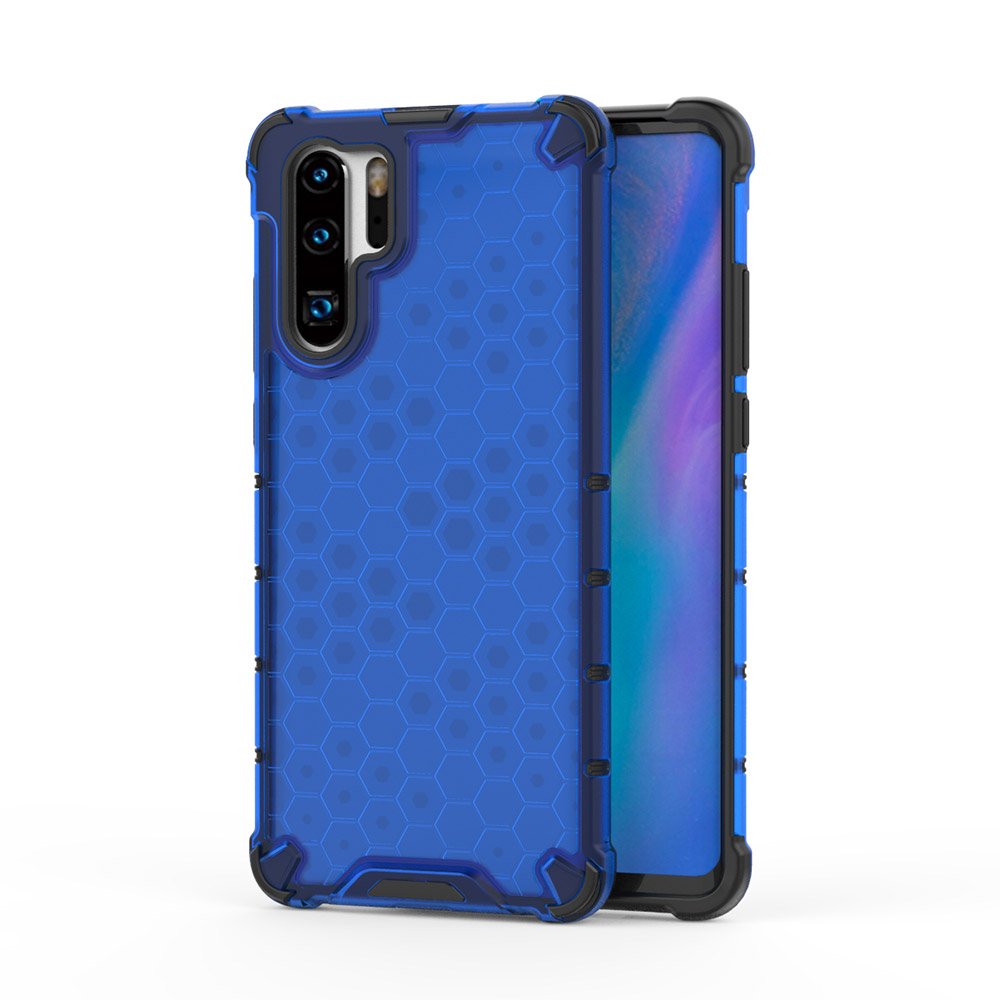 Pokrowiec pancerny Honeycomb niebieski Huawei P30 Pro Pokrowiec pancerny Honeycomb niebieski Huawei P30 Pro
