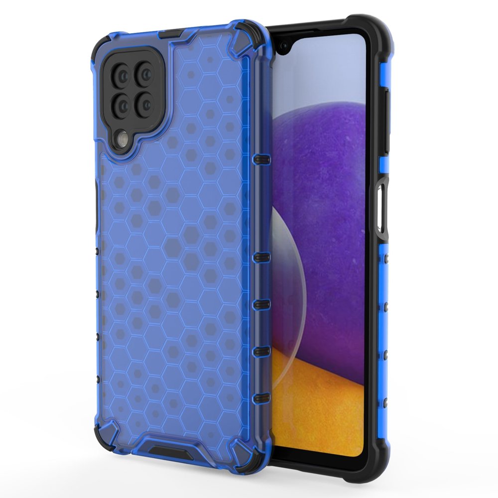 Pokrowiec pancerny Honeycomb niebieski Samsung Galaxy A22