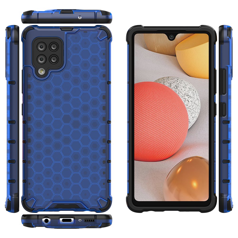 Pokrowiec pancerny Honeycomb niebieski Samsung Galaxy A42 5G / 2
