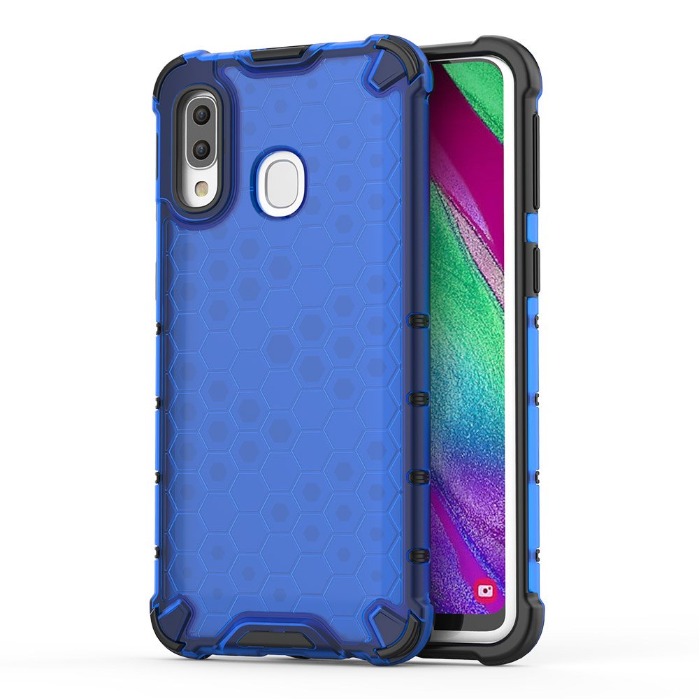 Pokrowiec pancerny Honeycomb niebieski Samsung Galaxy A40