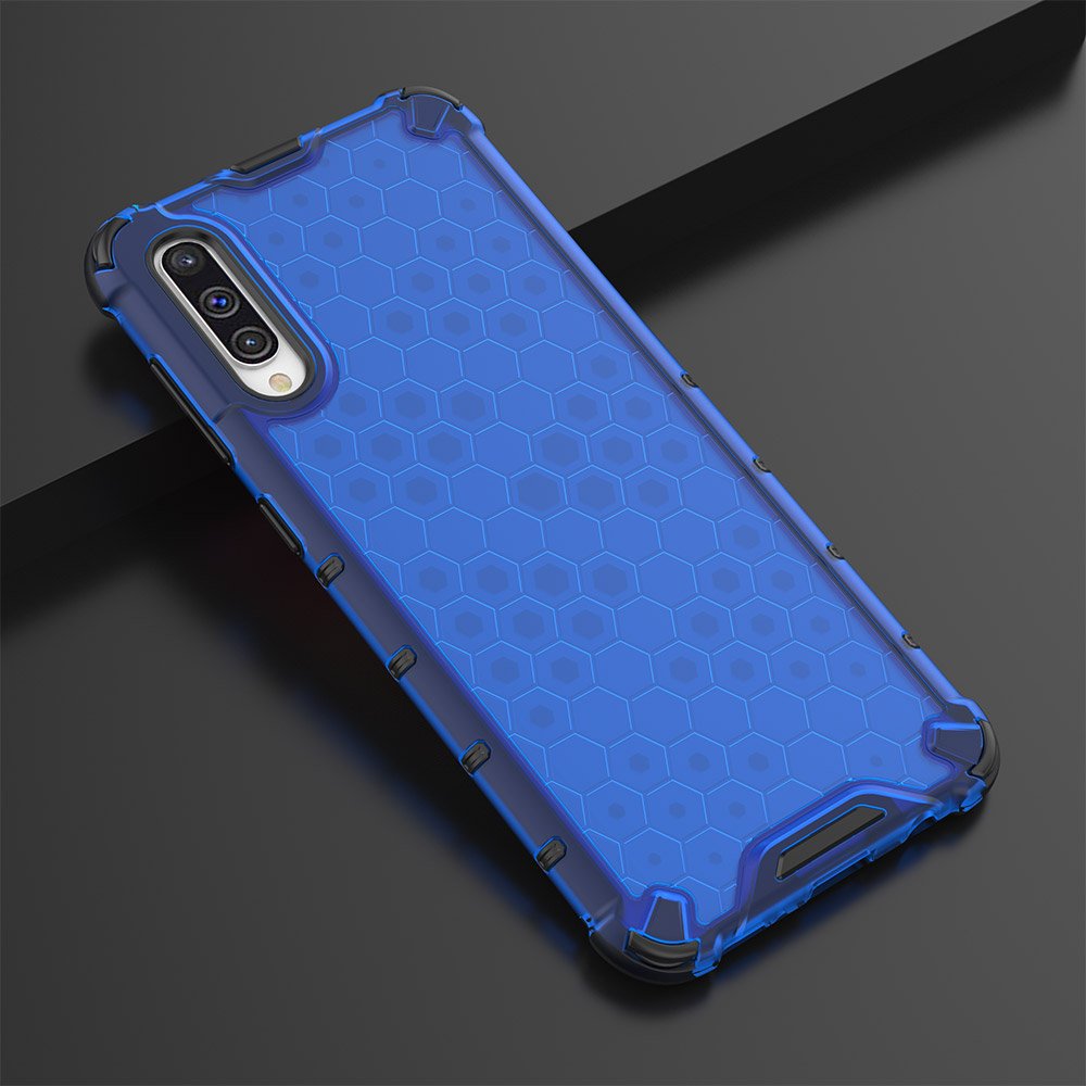 Pokrowiec pancerny Honeycomb niebieski Samsung Galaxy A50 / 11
