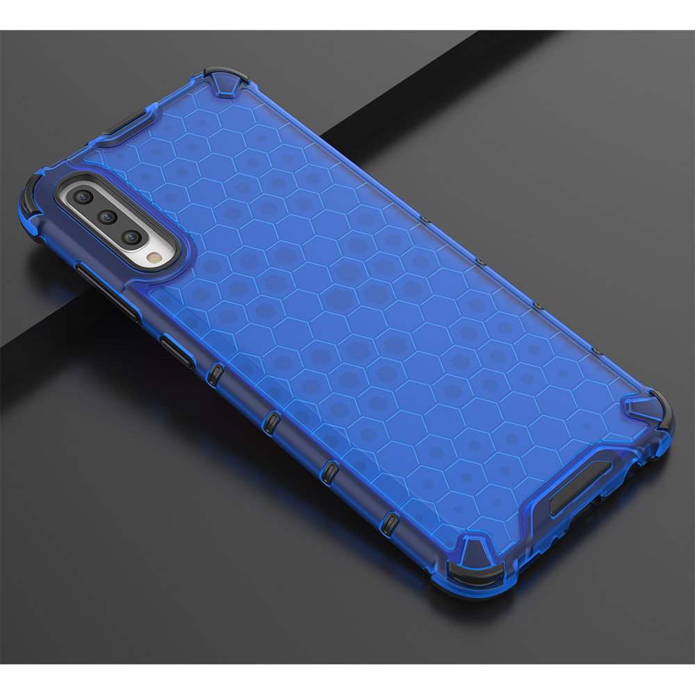 Pokrowiec pancerny Honeycomb niebieski Samsung Galaxy A70 / 11 Pokrowiec pancerny Honeycomb niebieski Samsung Galaxy A70 / 11