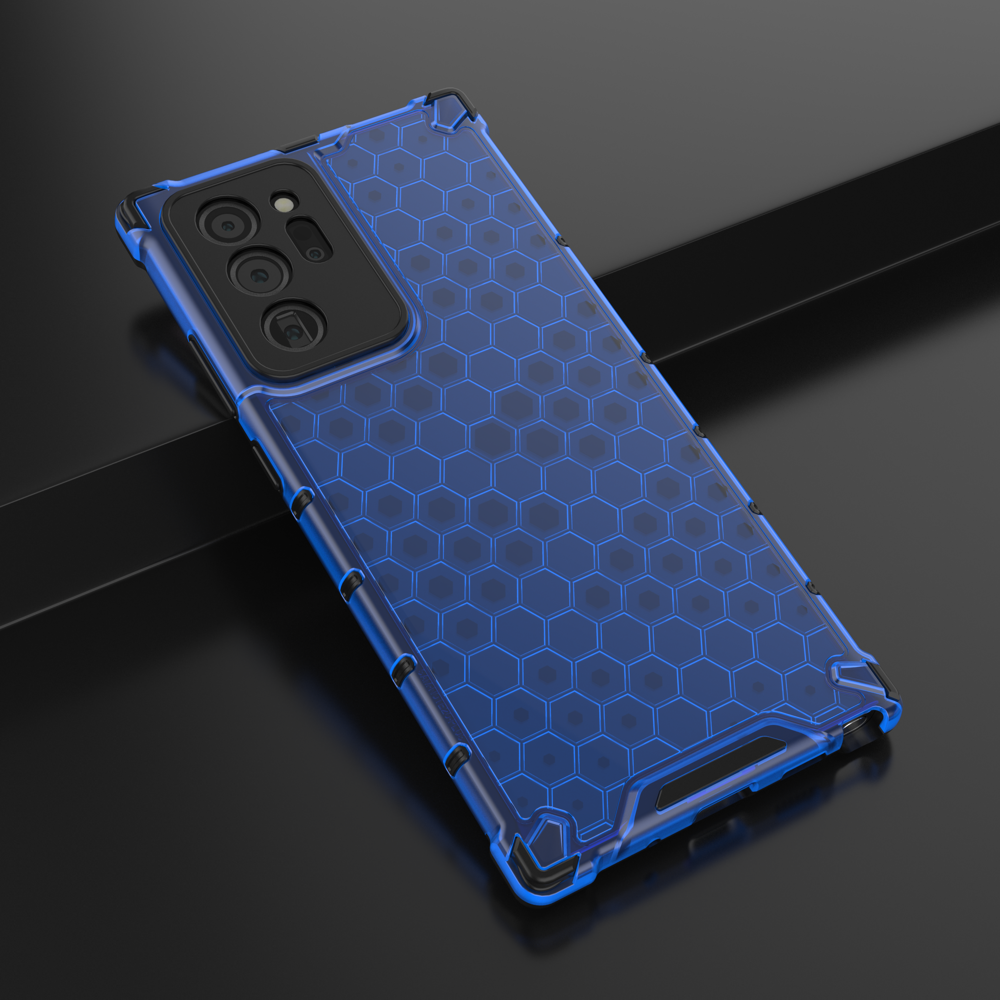 Pokrowiec pancerny Honeycomb niebieski Samsung Galaxy Note 20 Ultra / 3