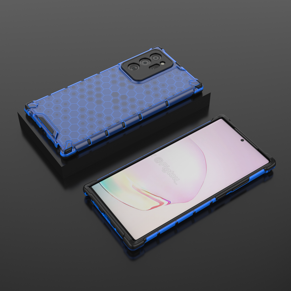 Pokrowiec pancerny Honeycomb niebieski Samsung Galaxy Note 20 Ultra / 4