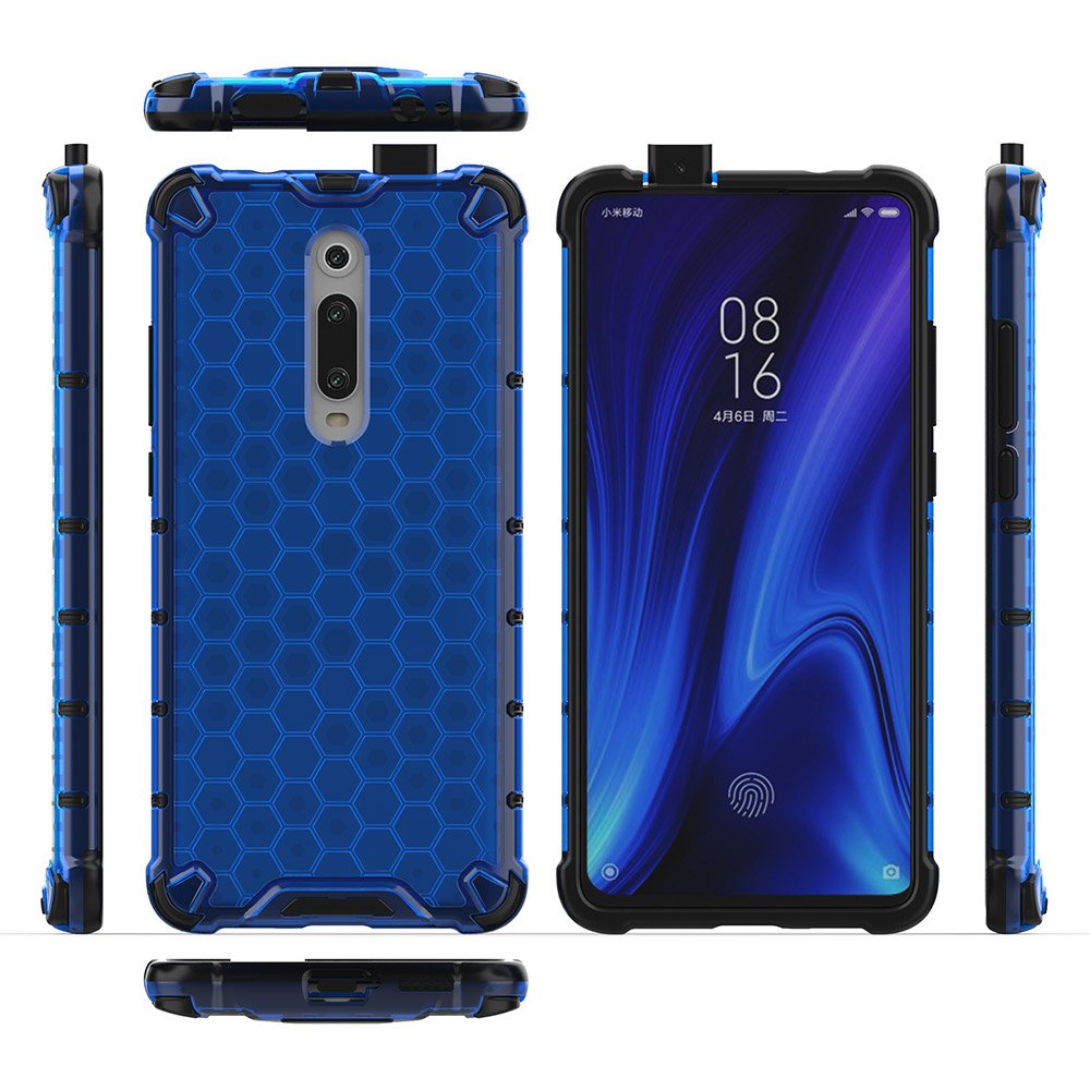 Pokrowiec pancerny Honeycomb niebieski Xiaomi Mi 9T / 8