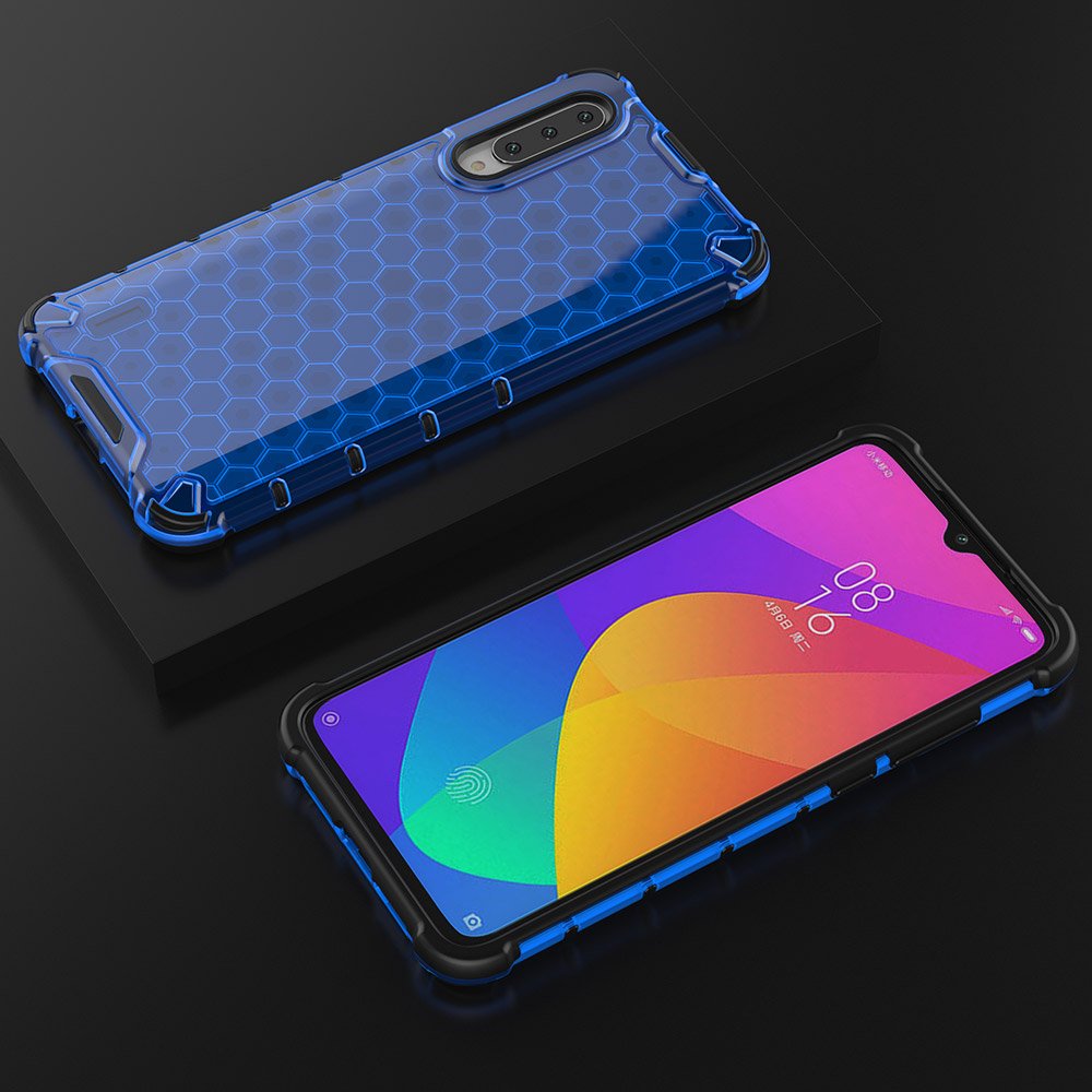 Pokrowiec pancerny Honeycomb niebieski Xiaomi Mi A3 / 9