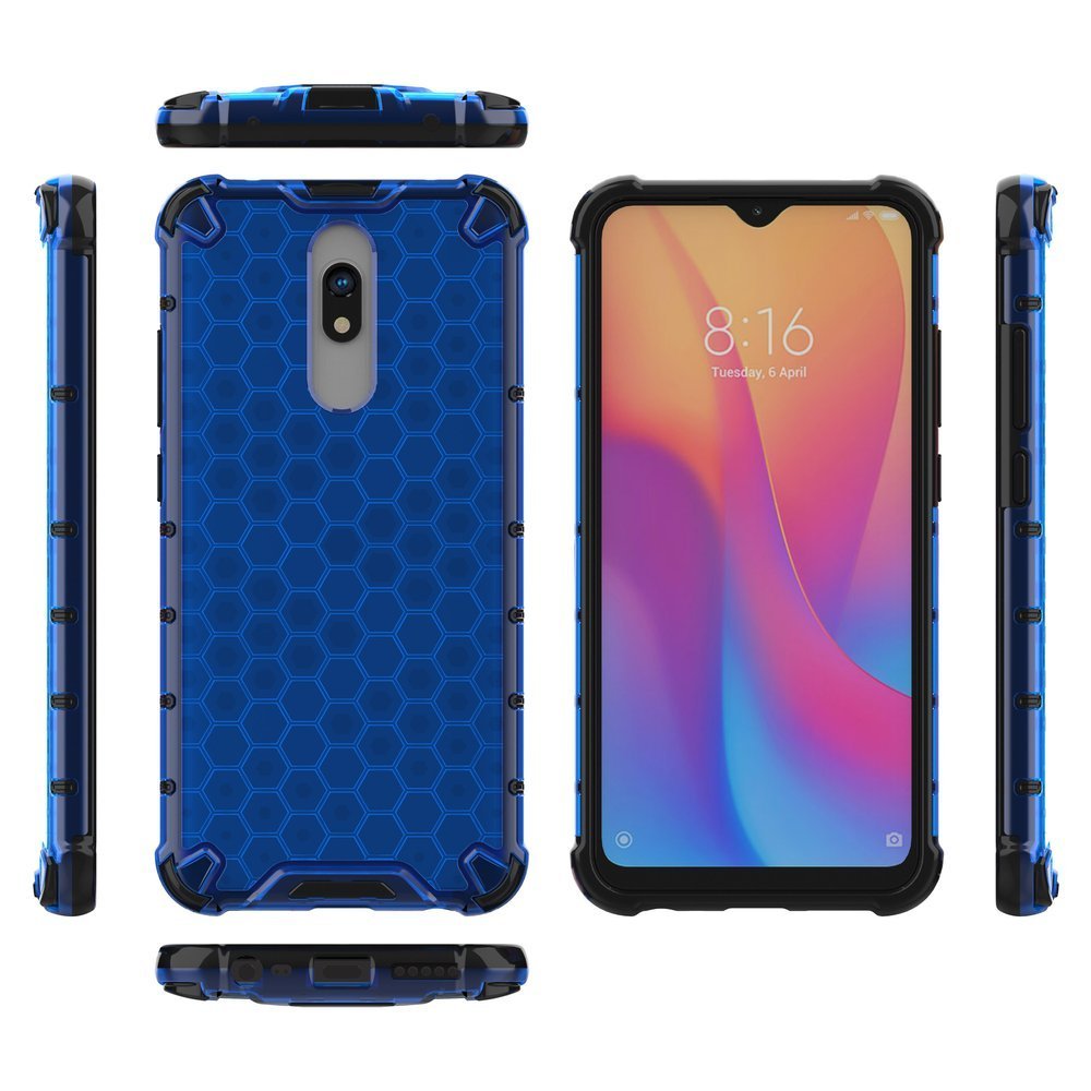 Pokrowiec pancerny Honeycomb niebieski Xiaomi Redmi 8A / 9