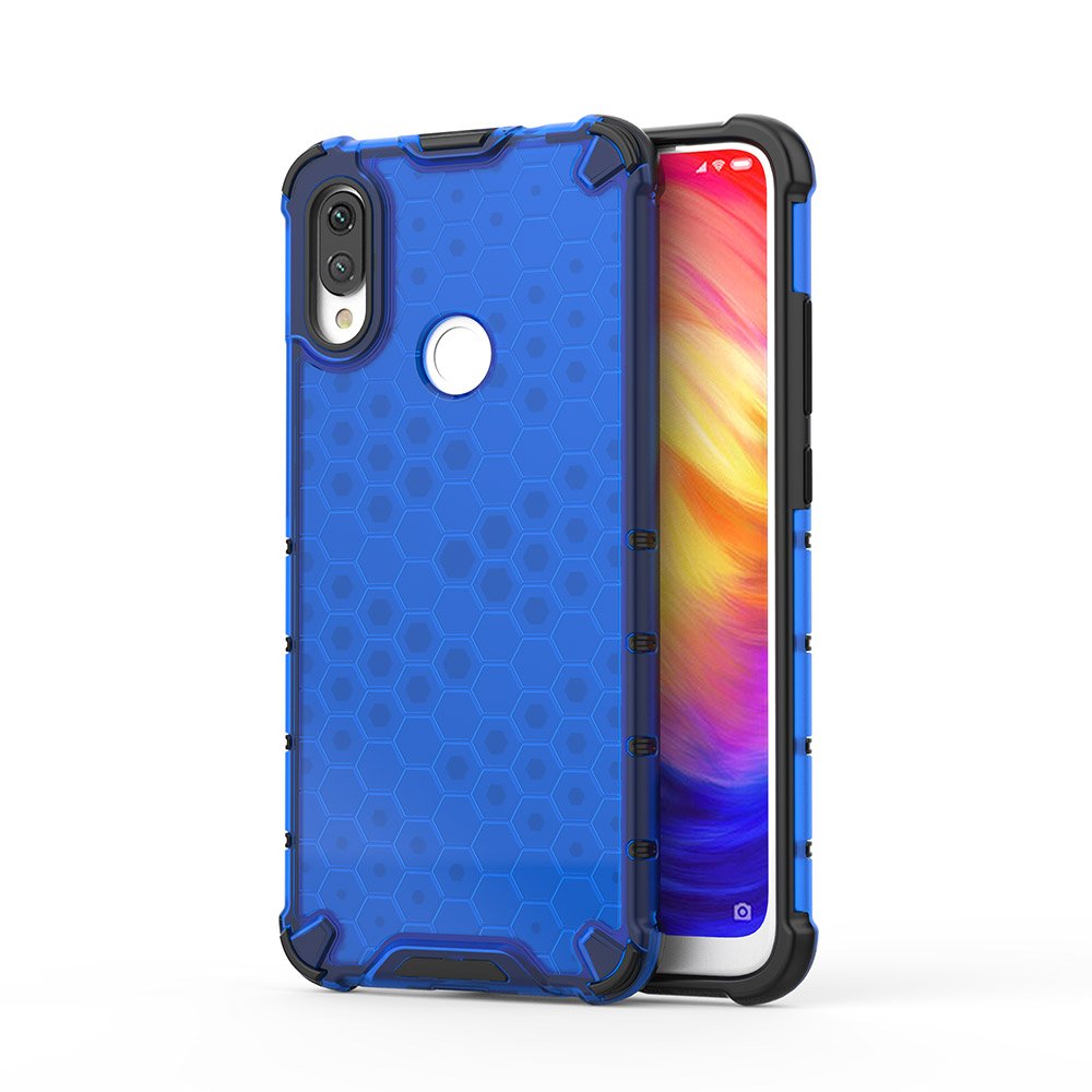 Pokrowiec pancerny Honeycomb niebieski Xiaomi Redmi Note 7