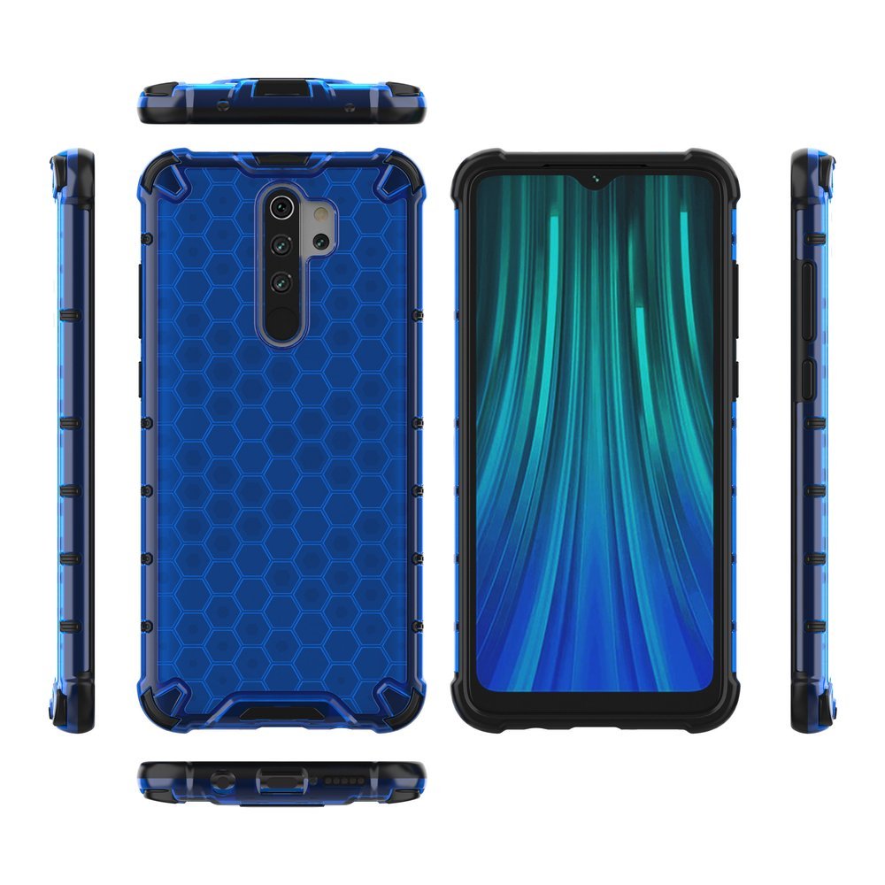 Pokrowiec pancerny Honeycomb niebieski Xiaomi Redmi Note 8 Pro / 12 Pokrowiec pancerny Honeycomb niebieski Xiaomi Redmi Note 8 Pro / 12