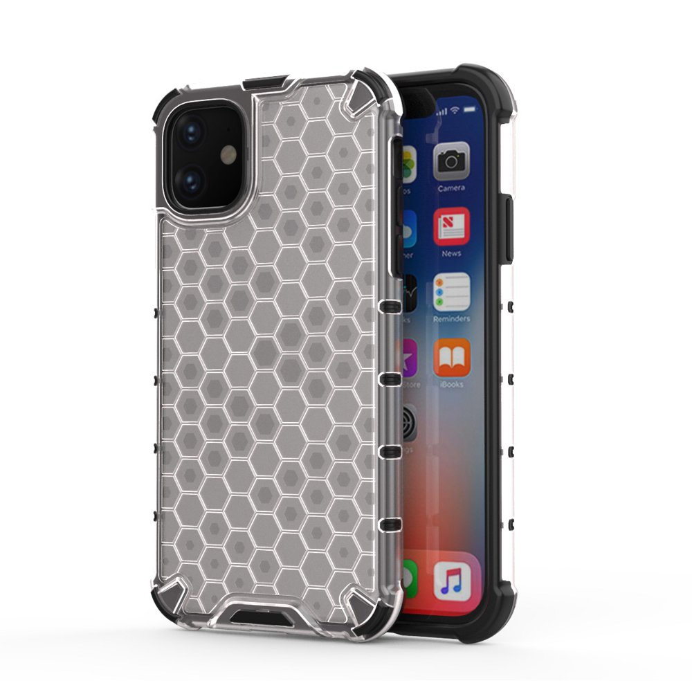 Pokrowiec pancerny Honeycomb prze�roczysty Apple iPhone 11