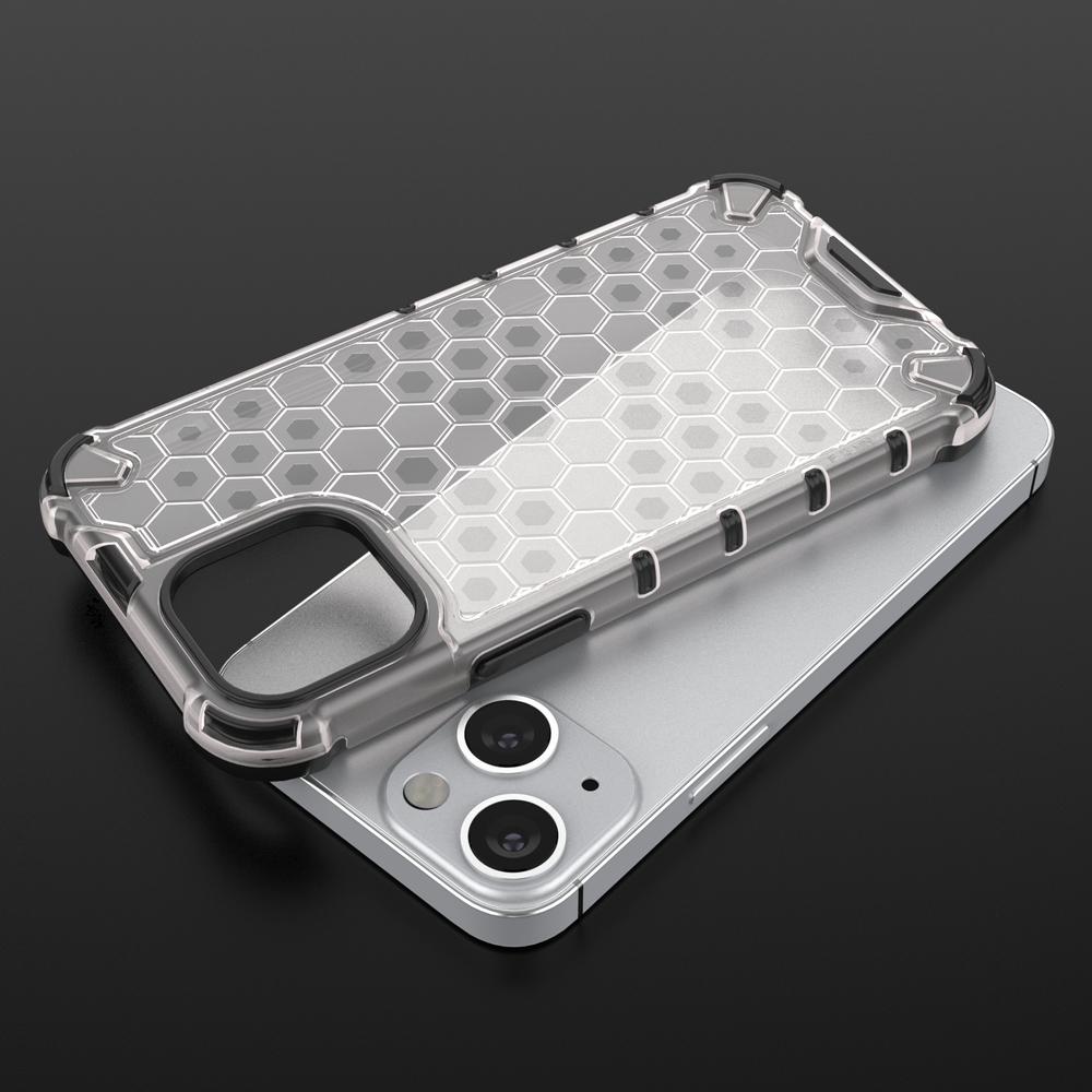 Pokrowiec pancerny Honeycomb przeroczysty Apple iPhone 13 Mini / 8