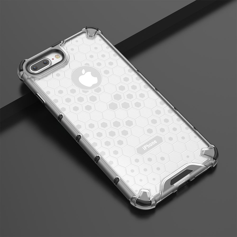 Pokrowiec pancerny Honeycomb przeroczysty Apple iPhone 8 Plus / 10