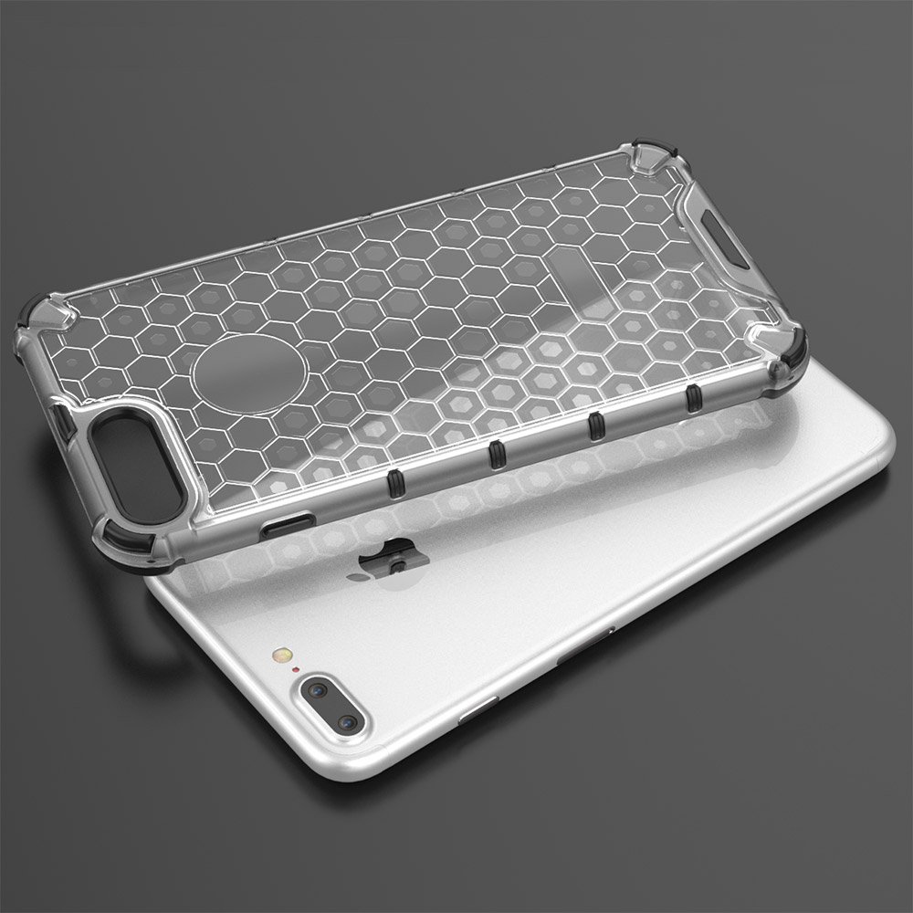 Pokrowiec pancerny Honeycomb przeroczysty Apple iPhone 8 Plus / 8