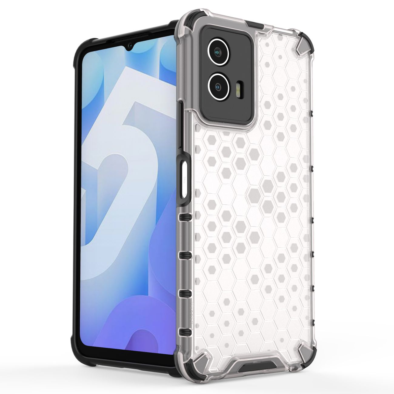 Pokrowiec pancerny Honeycomb prze�roczysty IQOO Z6 / 4