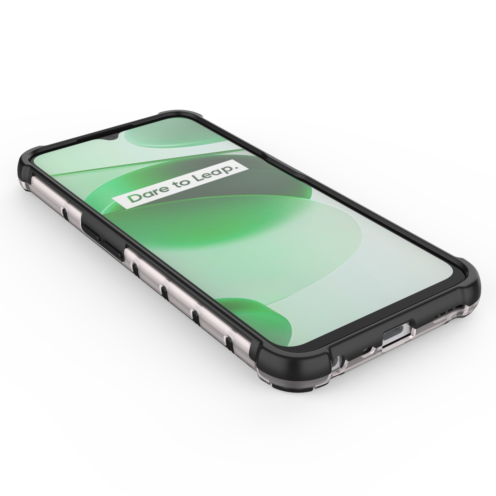 Pokrowiec pancerny Honeycomb prze�roczysty Realme C35 / 11