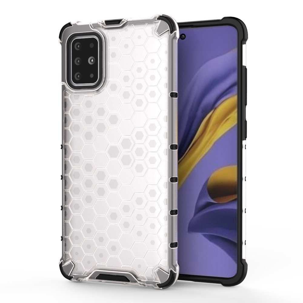 Pokrowiec pancerny Honeycomb prze�roczysty Samsung Galaxy S20 Plus