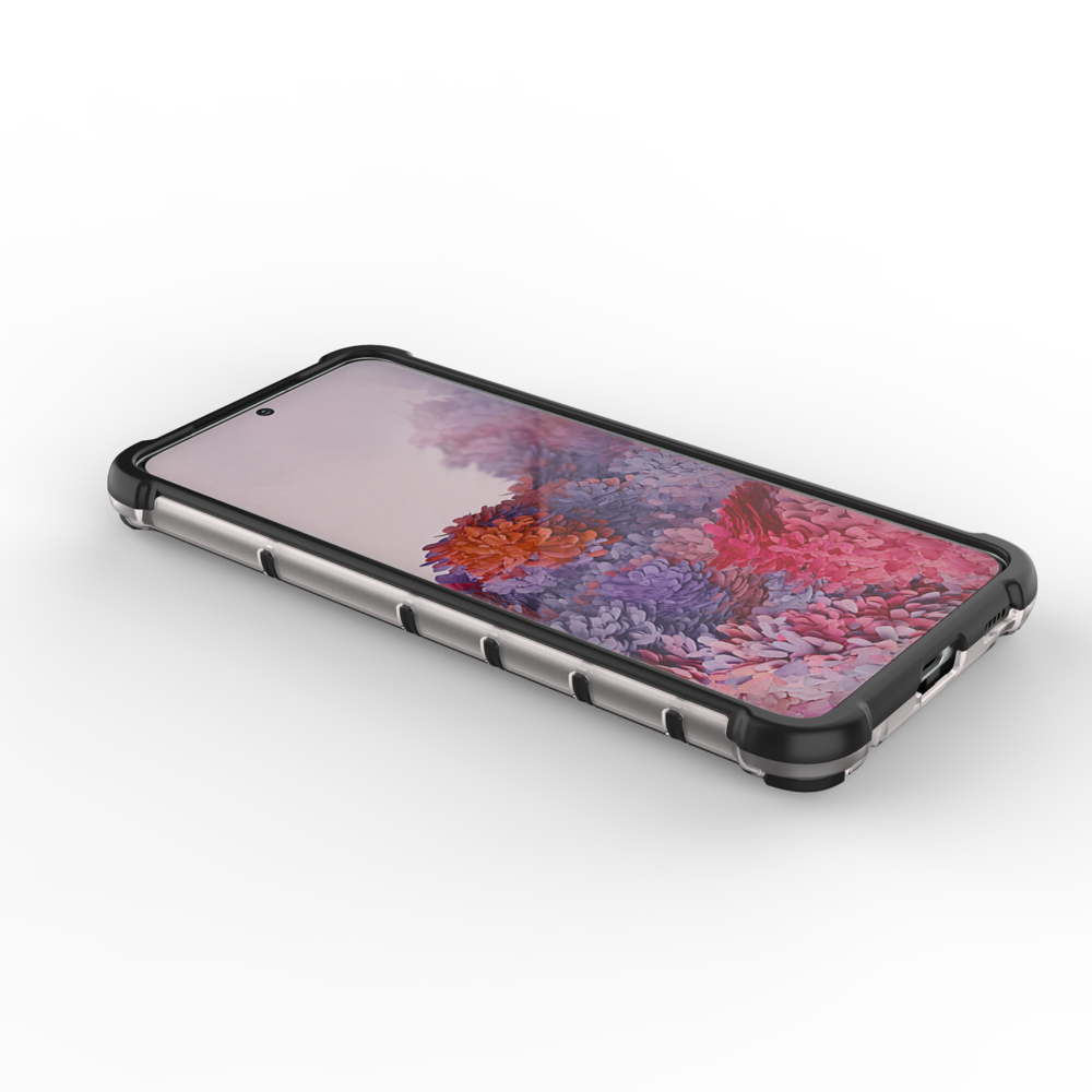 Pokrowiec pancerny Honeycomb przeroczysty Samsung Galaxy S21 5G / 11