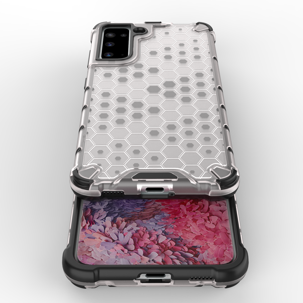 Pokrowiec pancerny Honeycomb przeroczysty Samsung Galaxy S21 5G / 9