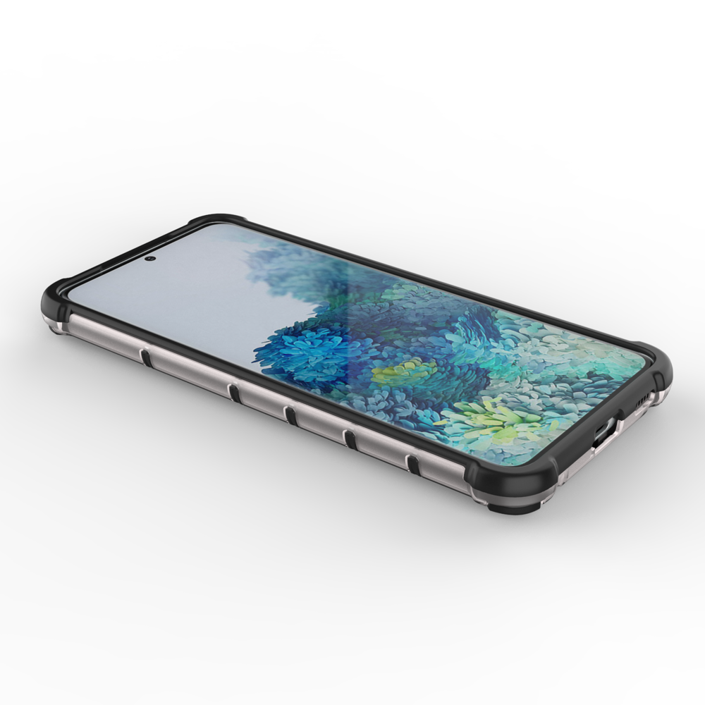 Pokrowiec pancerny Honeycomb przeroczysty Samsung Galaxy S21 Plus 5G / 11