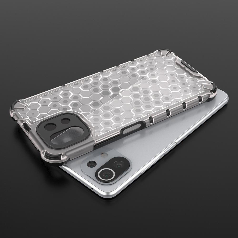 Pokrowiec pancerny Honeycomb przeroczysty Xiaomi Mi 11 Lite 5G / 9