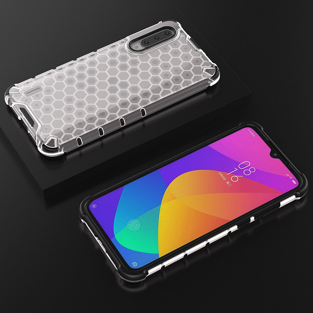 Pokrowiec pancerny Honeycomb prze�roczysty Xiaomi Mi A3 / 10