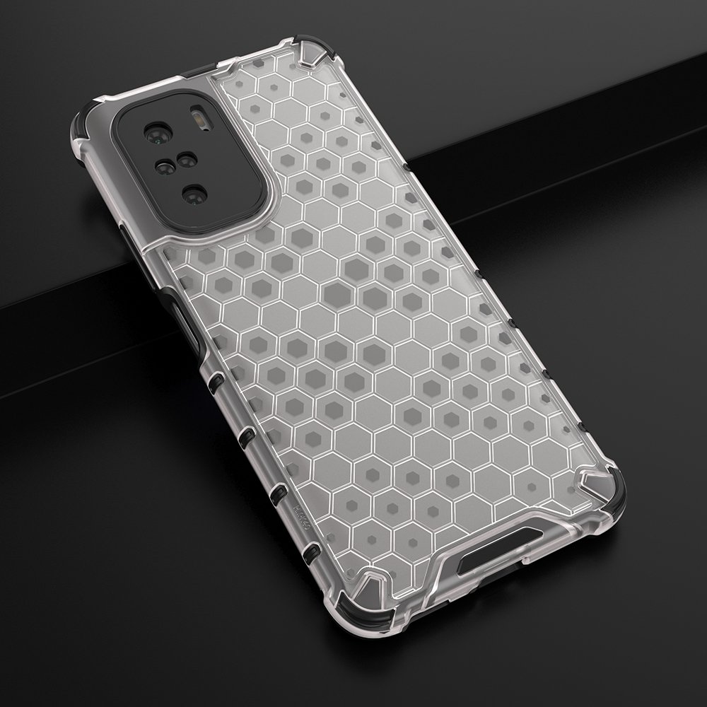 Pokrowiec pancerny Honeycomb przeroczysty Xiaomi POCO F3 / 12